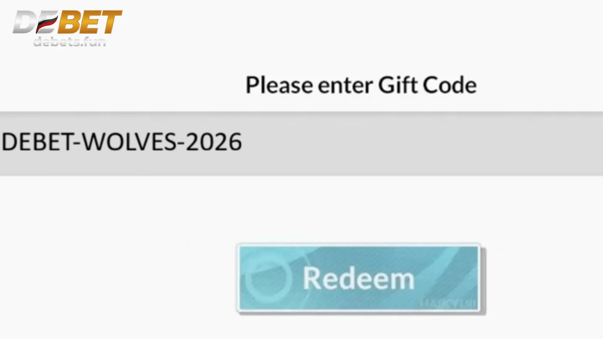 GIFTCODE DEBET แจกเครดิตฟรีทุกวัน พลิกทุนน้อยให้เป็นกำไรมหาศาล 2026